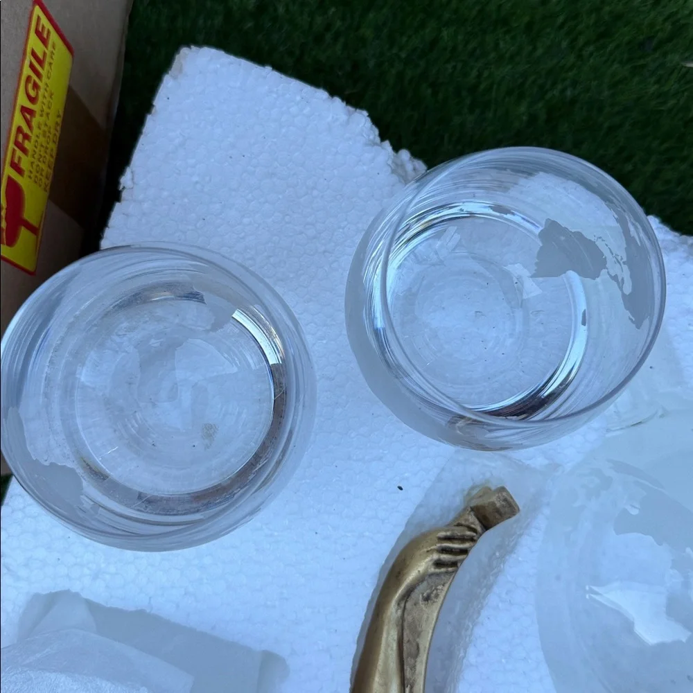Atlas Gold Whiskey Decanter Set